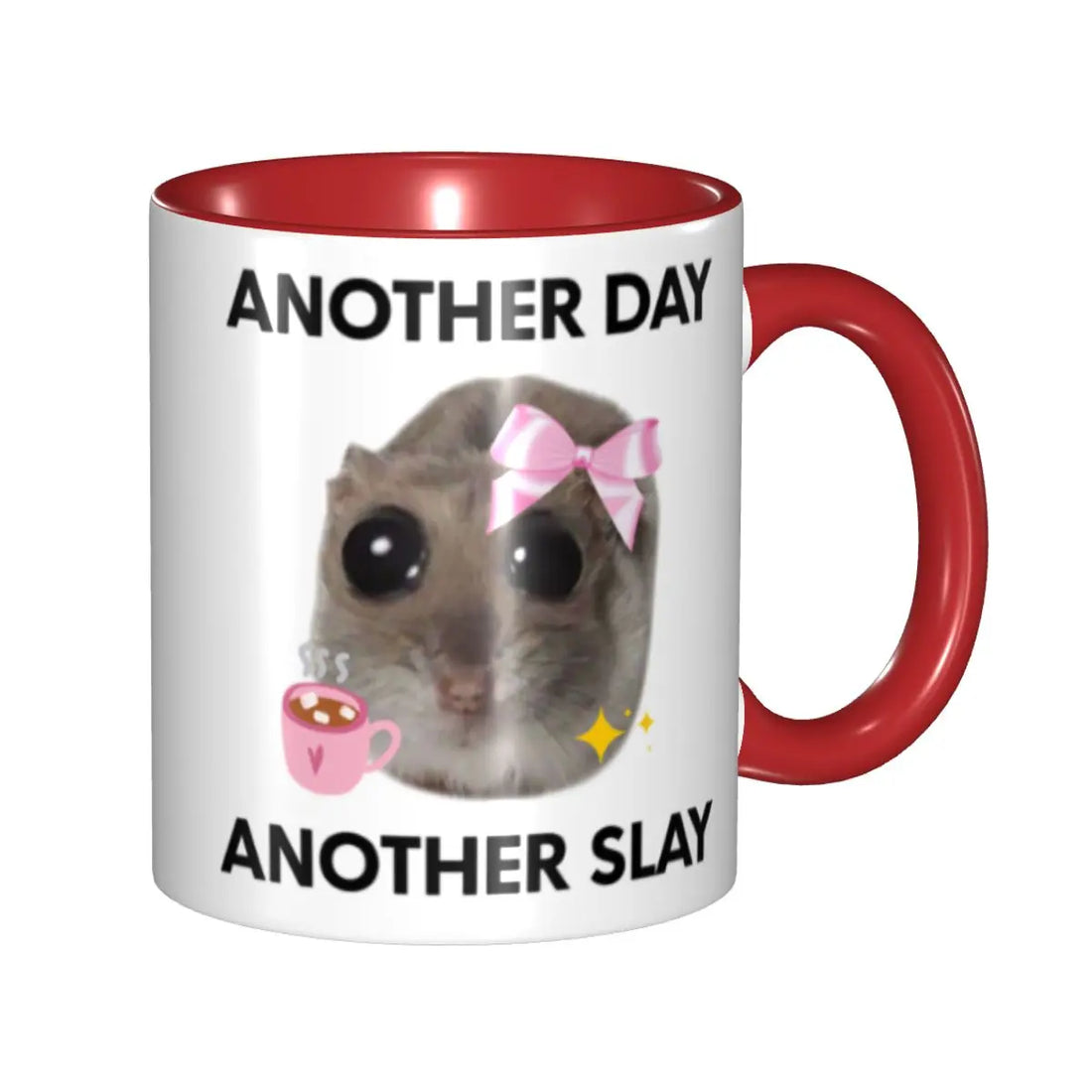 Customized Another Day Another Sad Hamster Meme Mug DIY Ceramic Tea Milk Coffee Cups