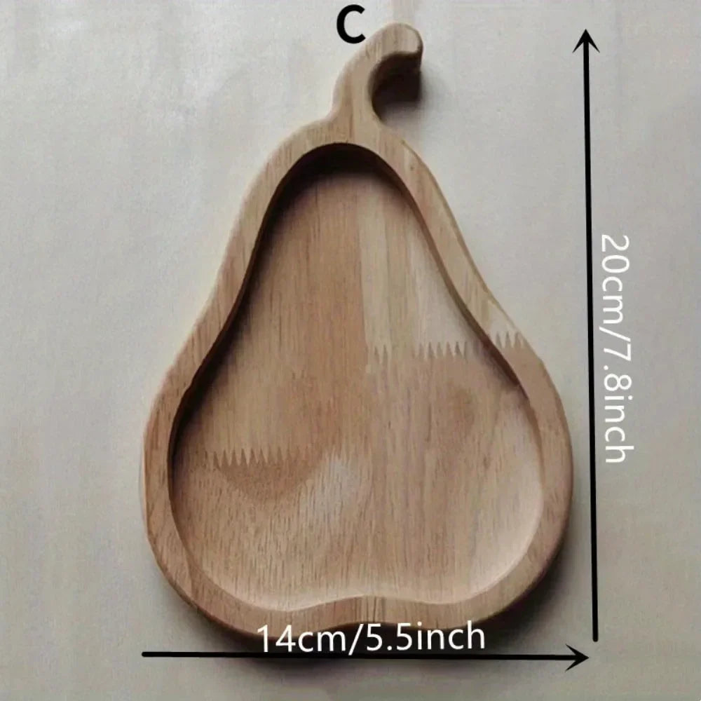 Squirrel Snack Tray Wooden Craft Double Dish Holder for Nuts Sunflower Seeds Peanuts Cherries Home Decor Edamame Bowl Pedestal