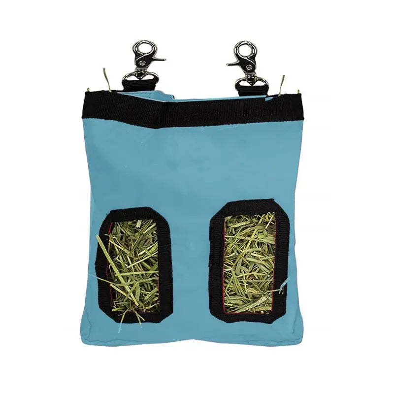 Hay Bag Hanging Pouch Feeder Holder Feeding Dispenser Container for Rabbit