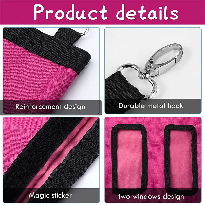 Hay Bag Hanging Pouch Feeder Holder Feeding Dispenser Container for Rabbit
