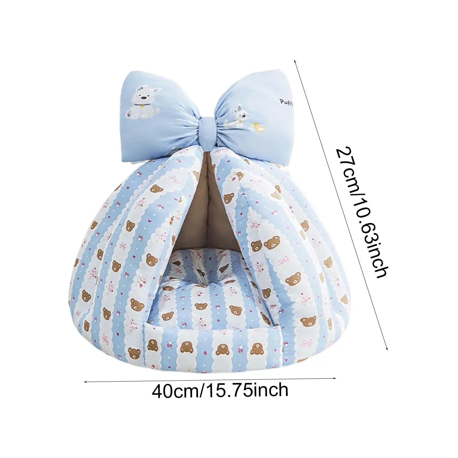 Hamster House Hideout Thickened Portable Hut Half Enclosed Cozy Comfortable Sleeping Nest for Guinea Pigs Gerbil Sugar Glider