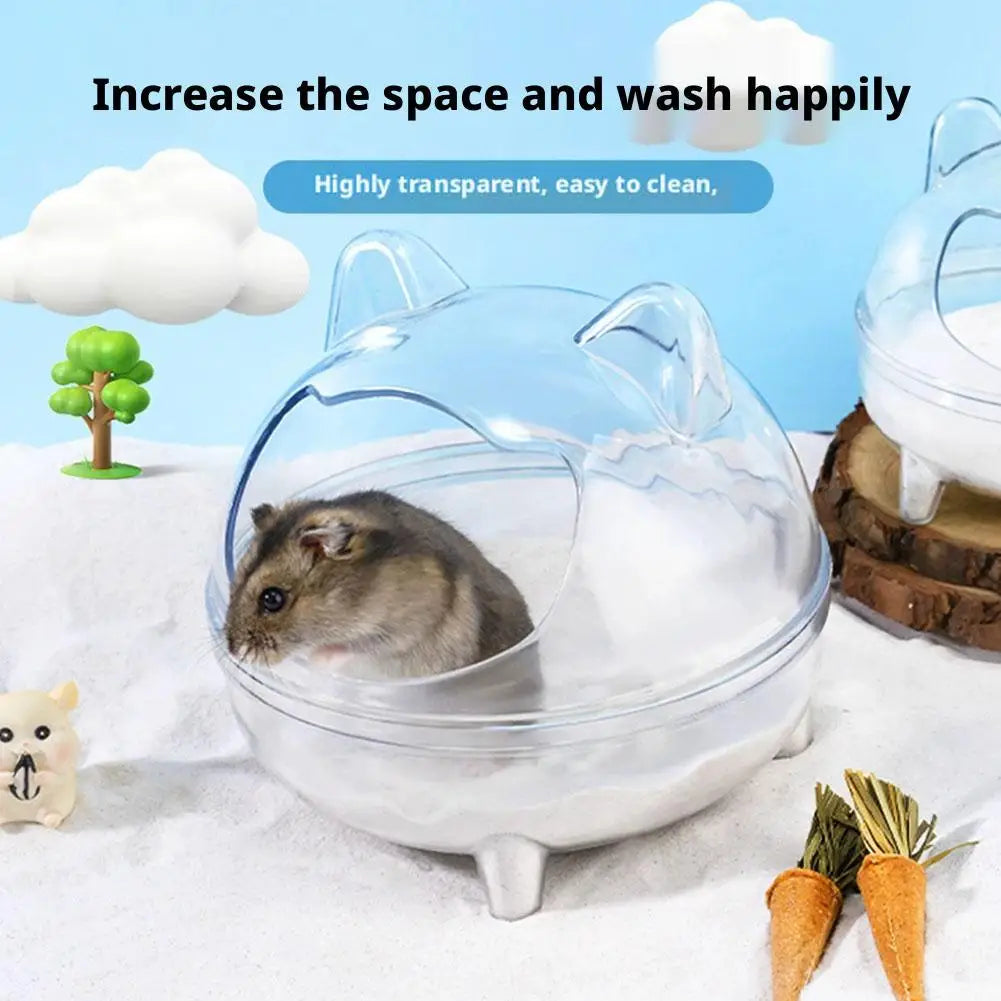 Hamster Toilet Chinchilla Bath House Golden Bear Bathroom Fully