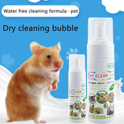 100ml Hamster Foam Waterless Dry Clean Shower Gel Removes Odour Long Lasting Scent Small Animal Shampoo Pet Cleaning Products