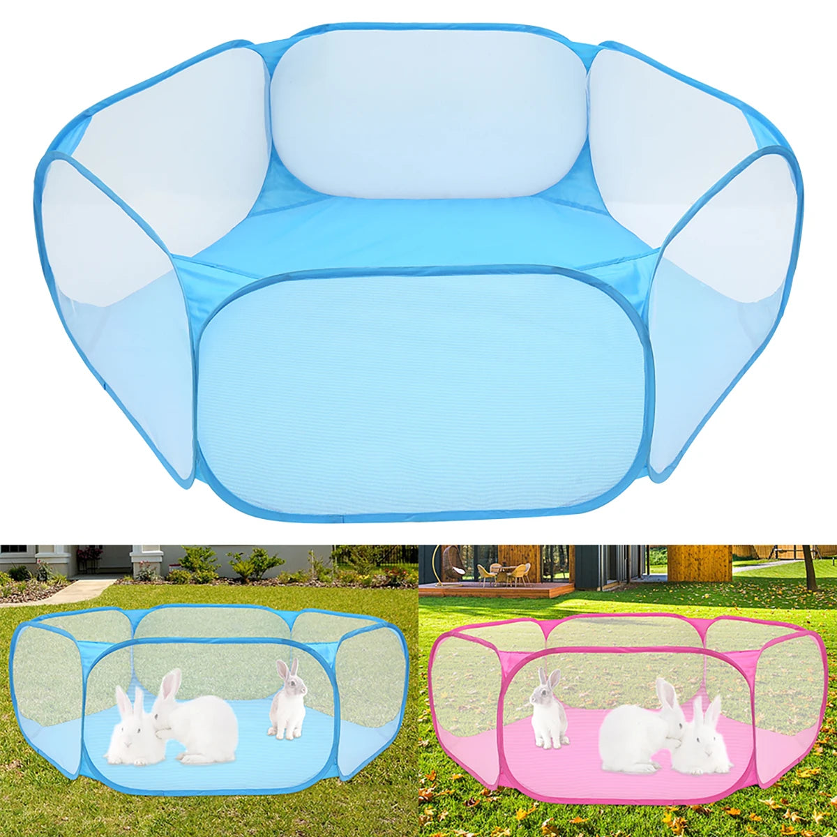Outdoor Rabbit and Guinea Pig Playpen Habitats & Travel for Burrowly habitats & travel and small pet care.