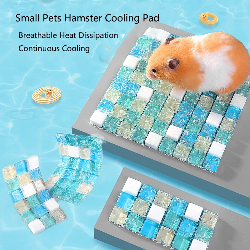 Natural Crystal Cooling Pad for Small Pets for hamsters, guinea pigs, and chinchillas from Burrowly small pet supplies.