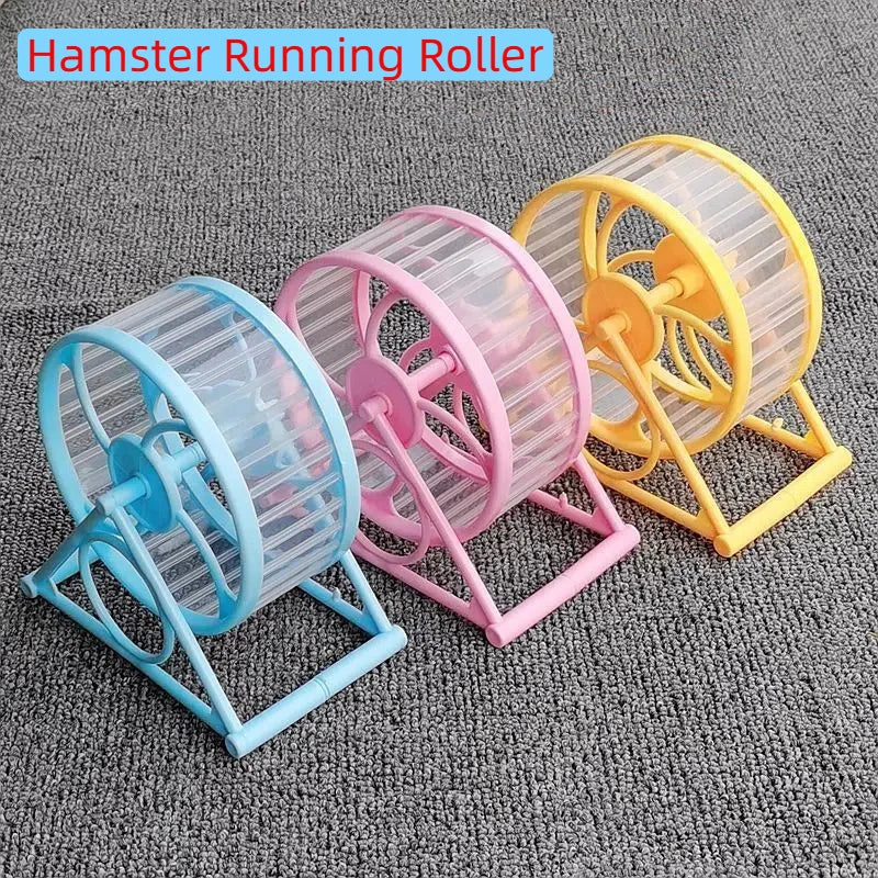 Silent Hamster Running Wheel Hamster Ultra Quiet Anti Jamming Small Animal for Burrowly wheels & exercise and small pet care.