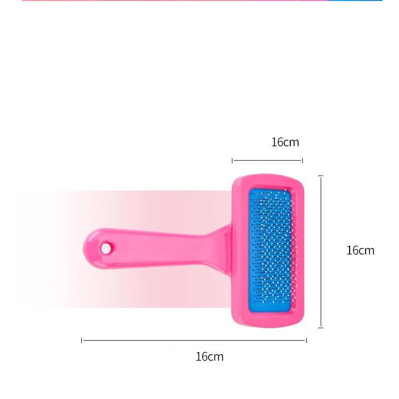Soft bristle grooming brush for rabbits and guinea pigs from Burrowly.