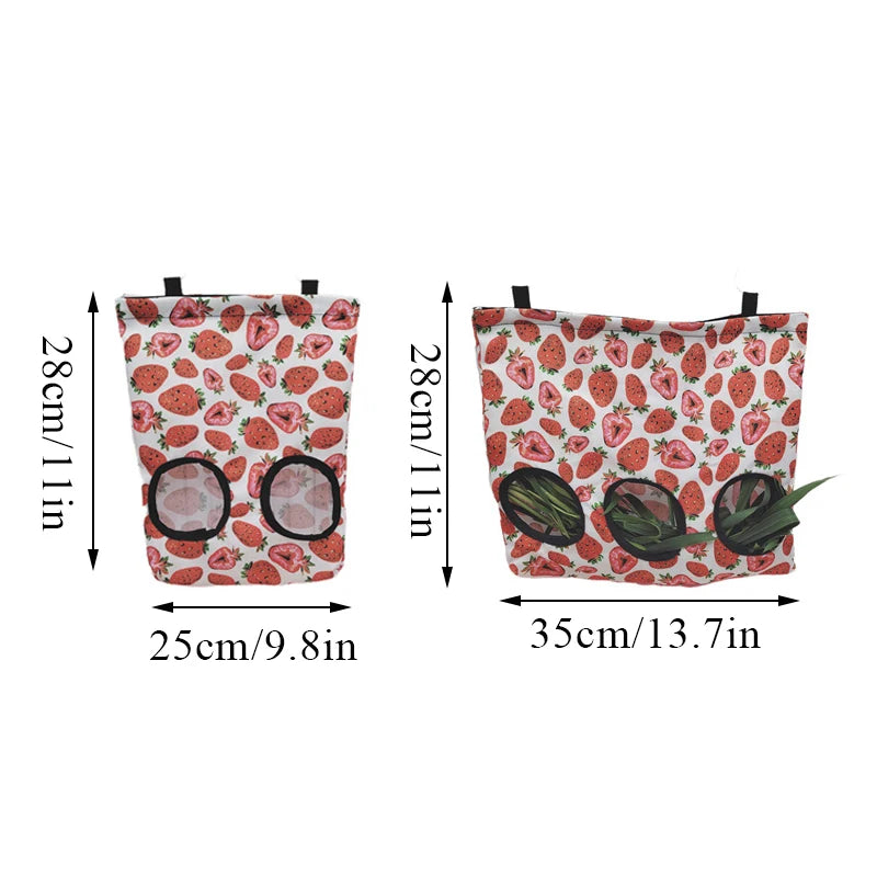 Hay Dispenser Bag for Guinea Pigs and Rabbits