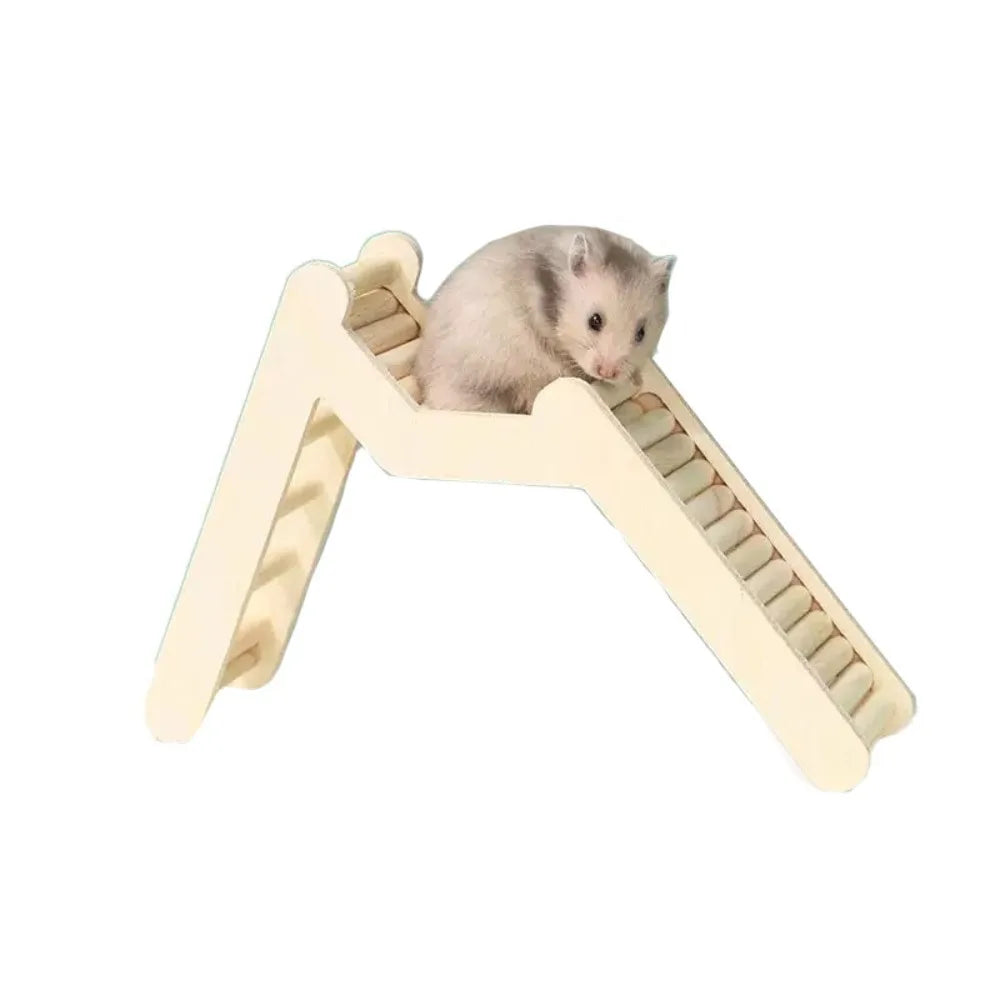Decorative Wooden Hamster Ladder Wood Animals Cage Ladder Hamster