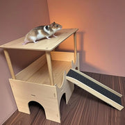 Hamster House Castle Cage Accessories Pet Supplies Hiding Guinea Pig Hideout for Hamsters Ferrets Gerbils Mice Rabbits