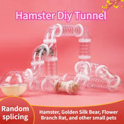 Hamster tube maze extension set for small pet tunnel enrichment from Burrowly.