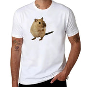 Gerbil Portrait: Photo Cutout T-Shirt t shirts for man pack cotton t shirts for man cotton T-Shirt