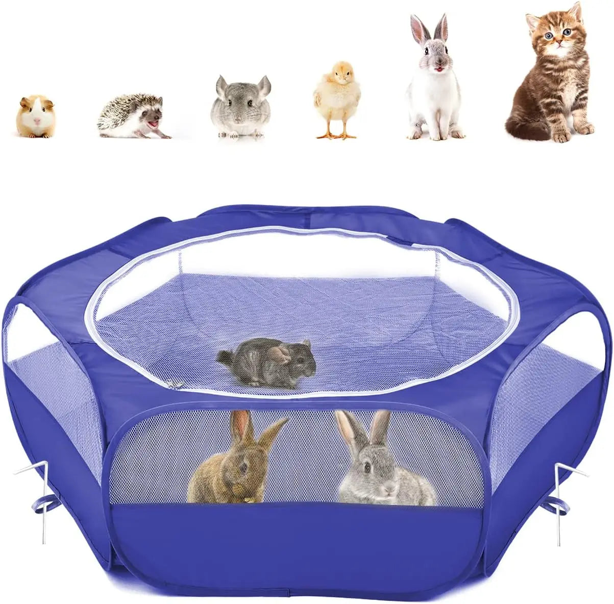 Waterproof Small Animal Playpen Tent Habitats & Travel for Small Pets