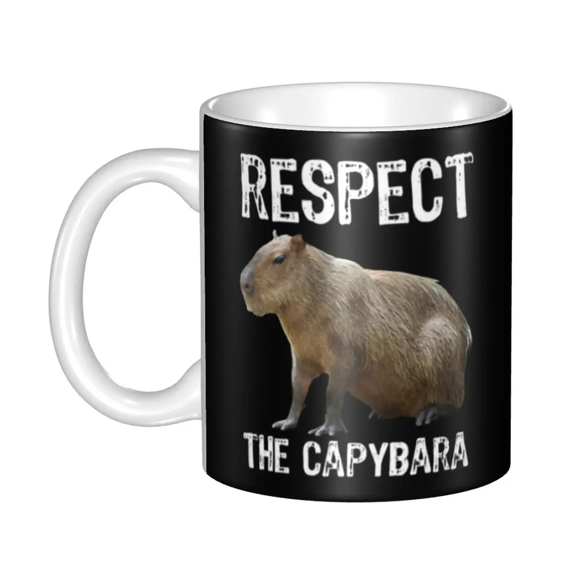 Custom DIY Capybara Giant Cavy Rodent Gamer Gaming Ceramic Mugs Customized Coffee Cup Creative Present