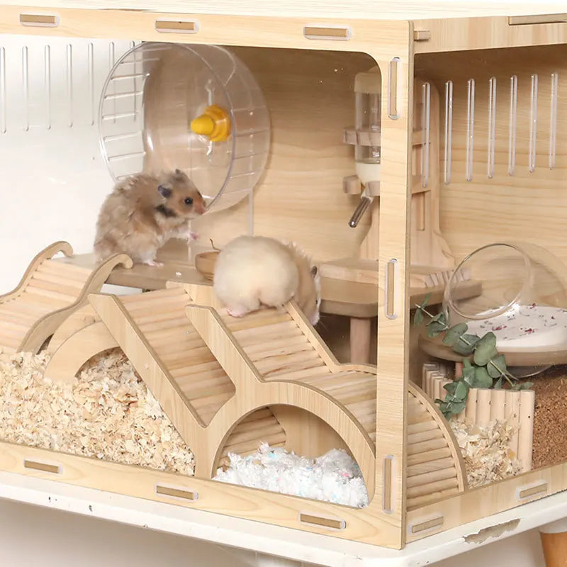 Wooden Castle Hideaway for Hamsters