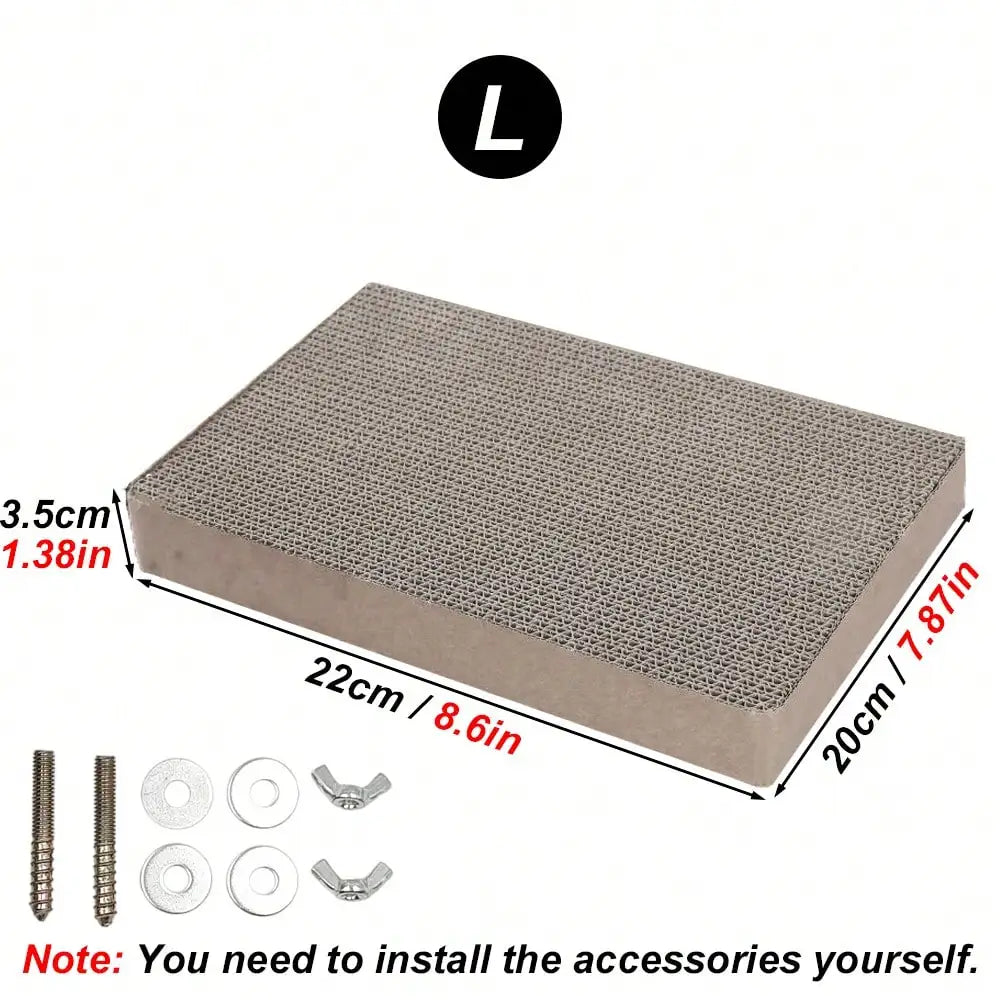 Corrugated Cardboard Bird Scratching Board Parrot Nibbling Toy Rabbit Chew Block Budgie Cockatiel Molar Small Animals Cage Decor