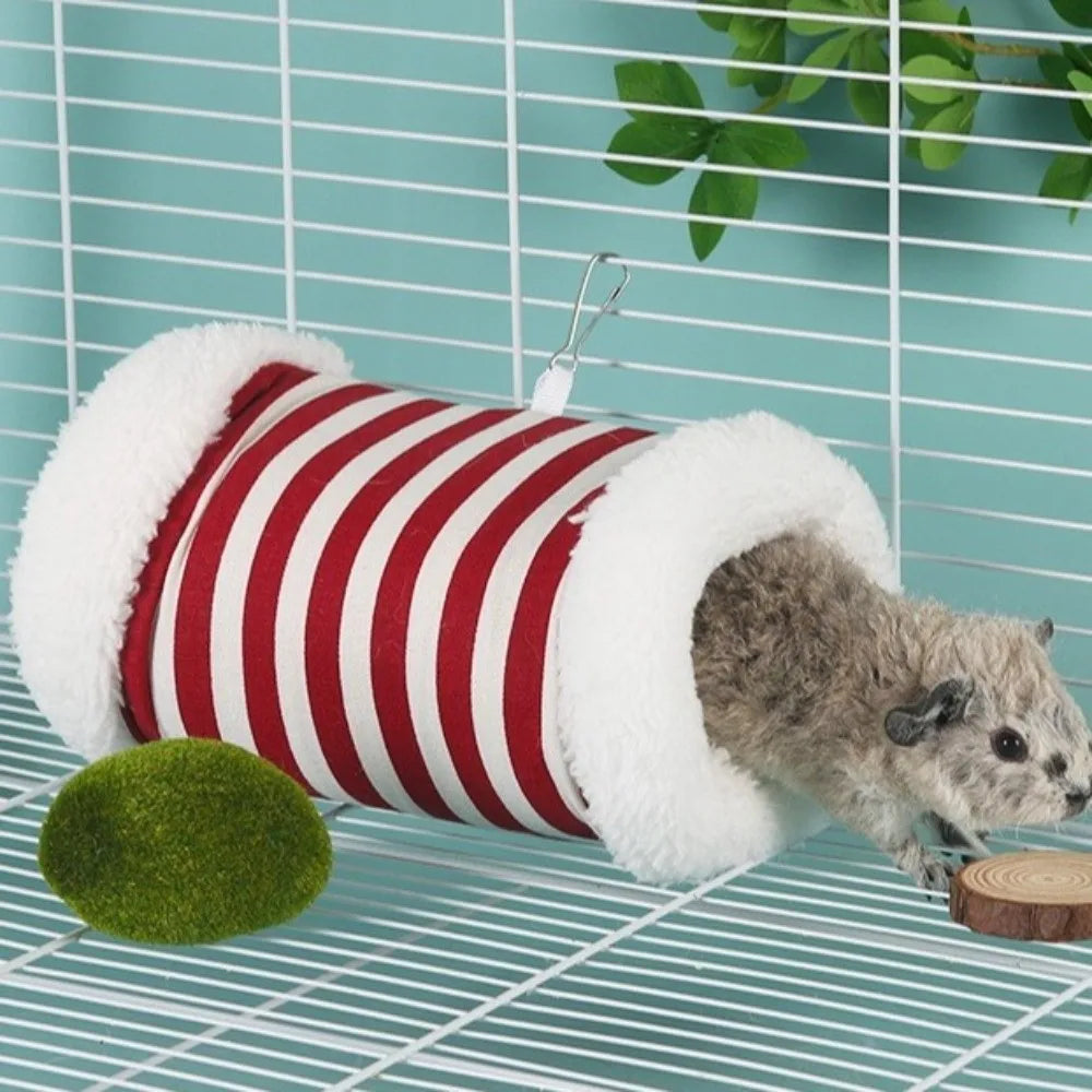 Pet Sleeping Bed Super Soft Hamster Tunnel Thickened Warm Hamster Hammock