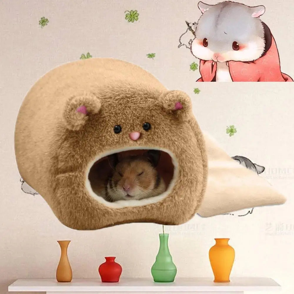 Soft hammock bed for hamsters and rats from Burrowly.