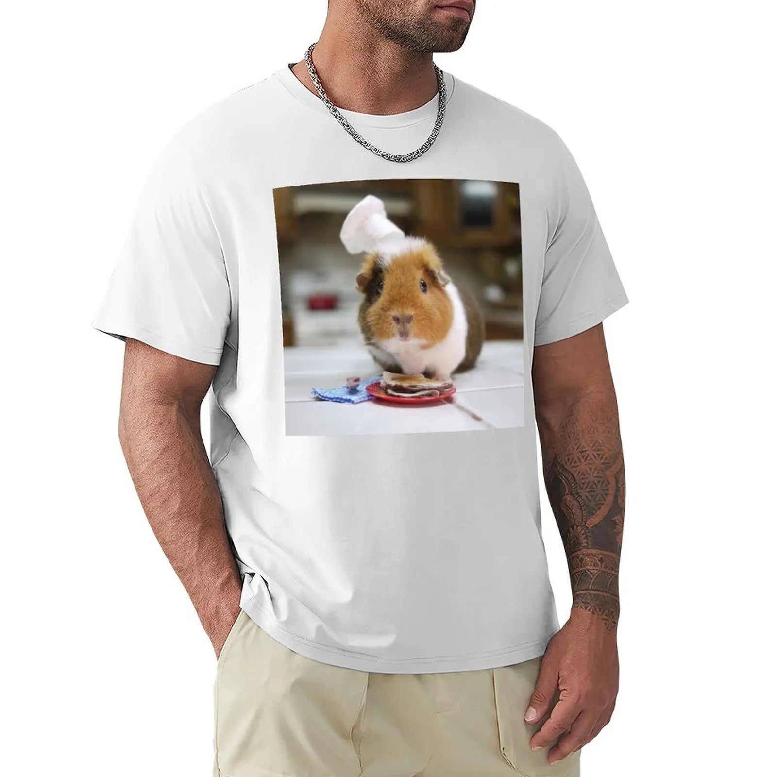 Guinea Pig – Cavy Collection – Model 09 T-Shirt No Iron Casual Short Sleeve Top