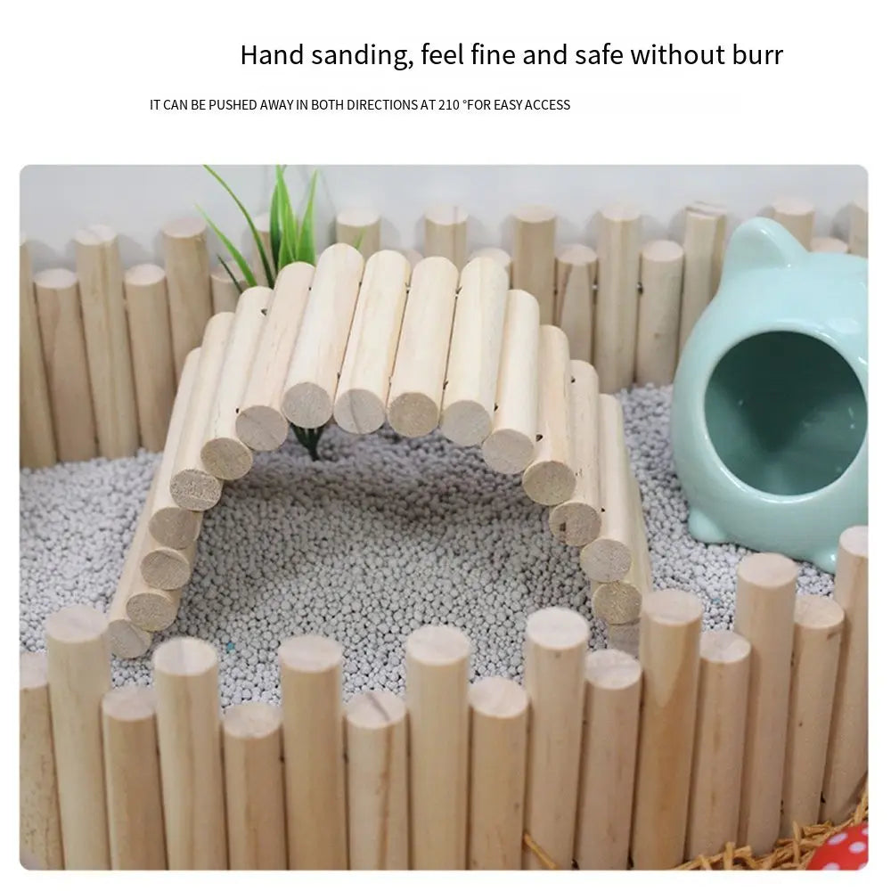 Bendable Hamster Climbing Ladder Multifunctional Easy to Install Hamster