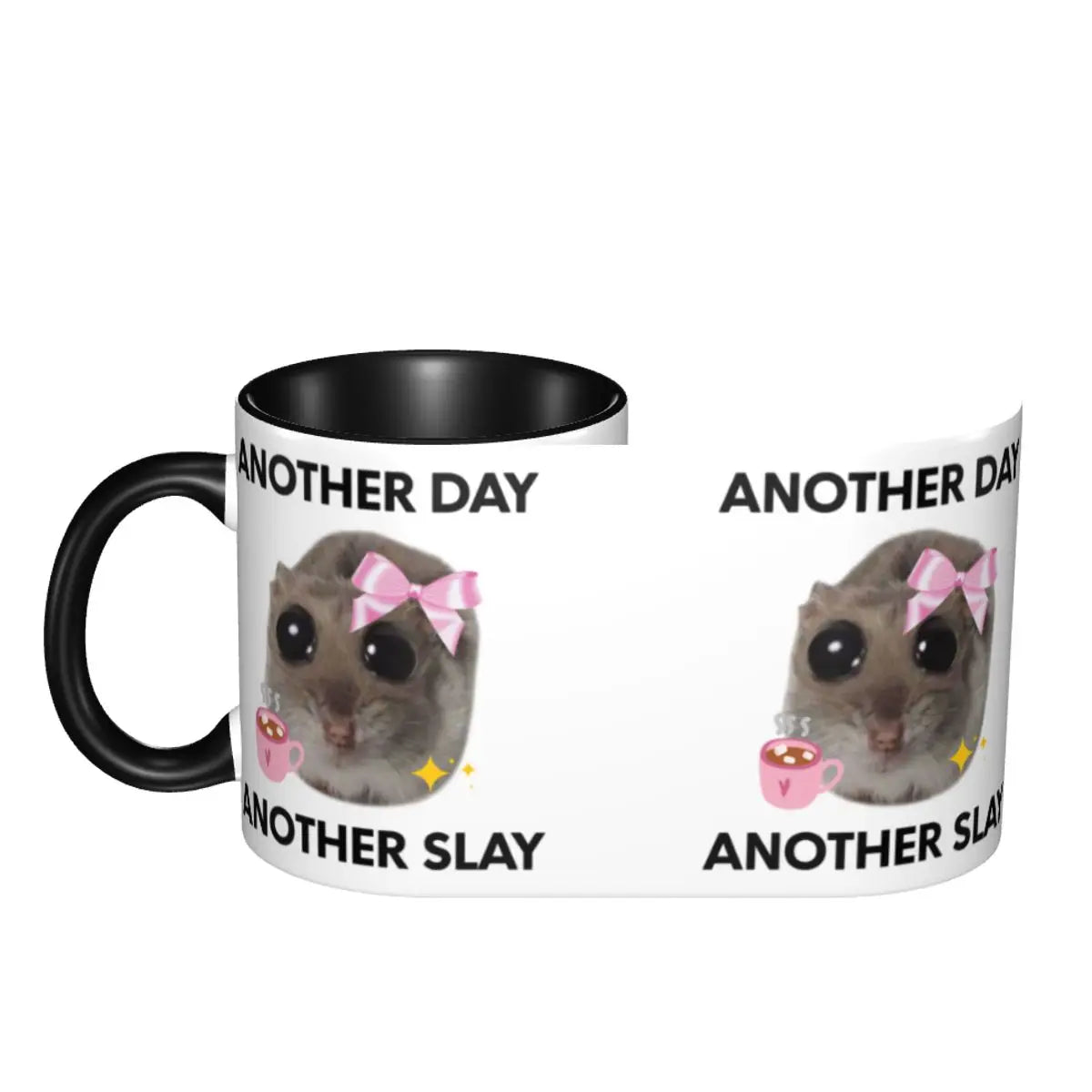 Customized Another Day Another Sad Hamster Meme Mug DIY Ceramic Tea Milk Coffee Cups