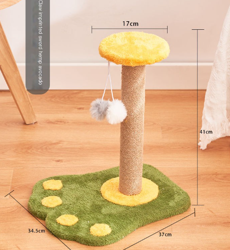 Vertical sisal cat scratching post toy - image 15
