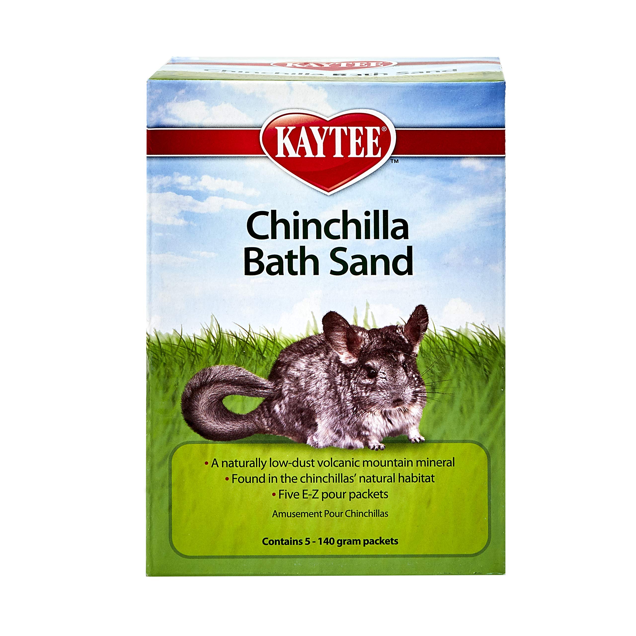 Kaytee Chinchilla Bath Sand - 5 Pack for rats and mice, chinchillas from Burrowly small pet supplies.