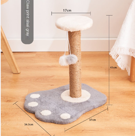 Vertical sisal cat scratching post toy - image 16