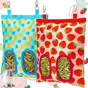 Rabbit and Guinea Pig Hay Feeder Bag - 2 Pack