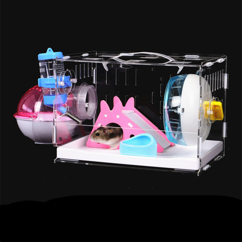 Large Double-Layer Hamster Villa with Accessories for hamsters from Burrowly small pet supplies.