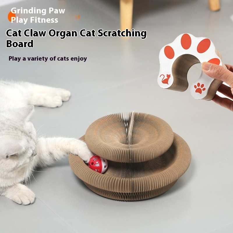Magnetic foldable cat scratch toy - image 5