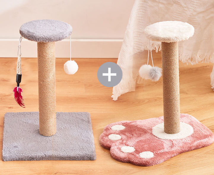 Vertical sisal cat scratching post toy - image 4