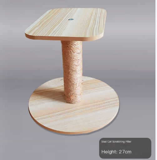 Vertical sisal cat scratching post toy - image 25