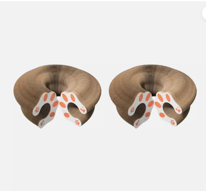 Magnetic foldable cat scratch toy - image 1