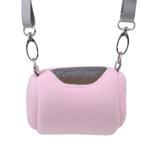 Portable Soft Mesh Hamster Travel Cage with Accessories for hamsters, selected by Burrowly for cozy habitat comfort.