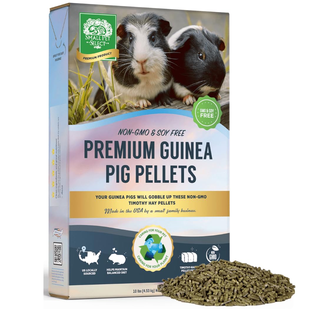 Small Pet Select Guinea Pig Pellets - 10 lb for guinea pigs, selected by Burrowly for feeding routines.